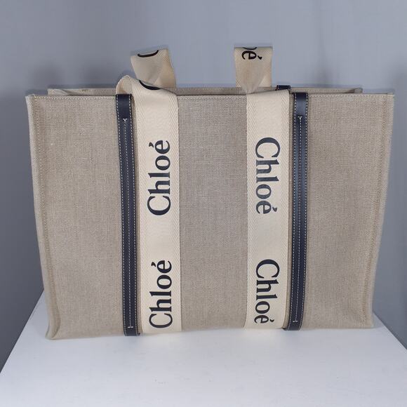 Chlo� Large Woody Grey Tote Bag Size OS - Picture 3 of 5